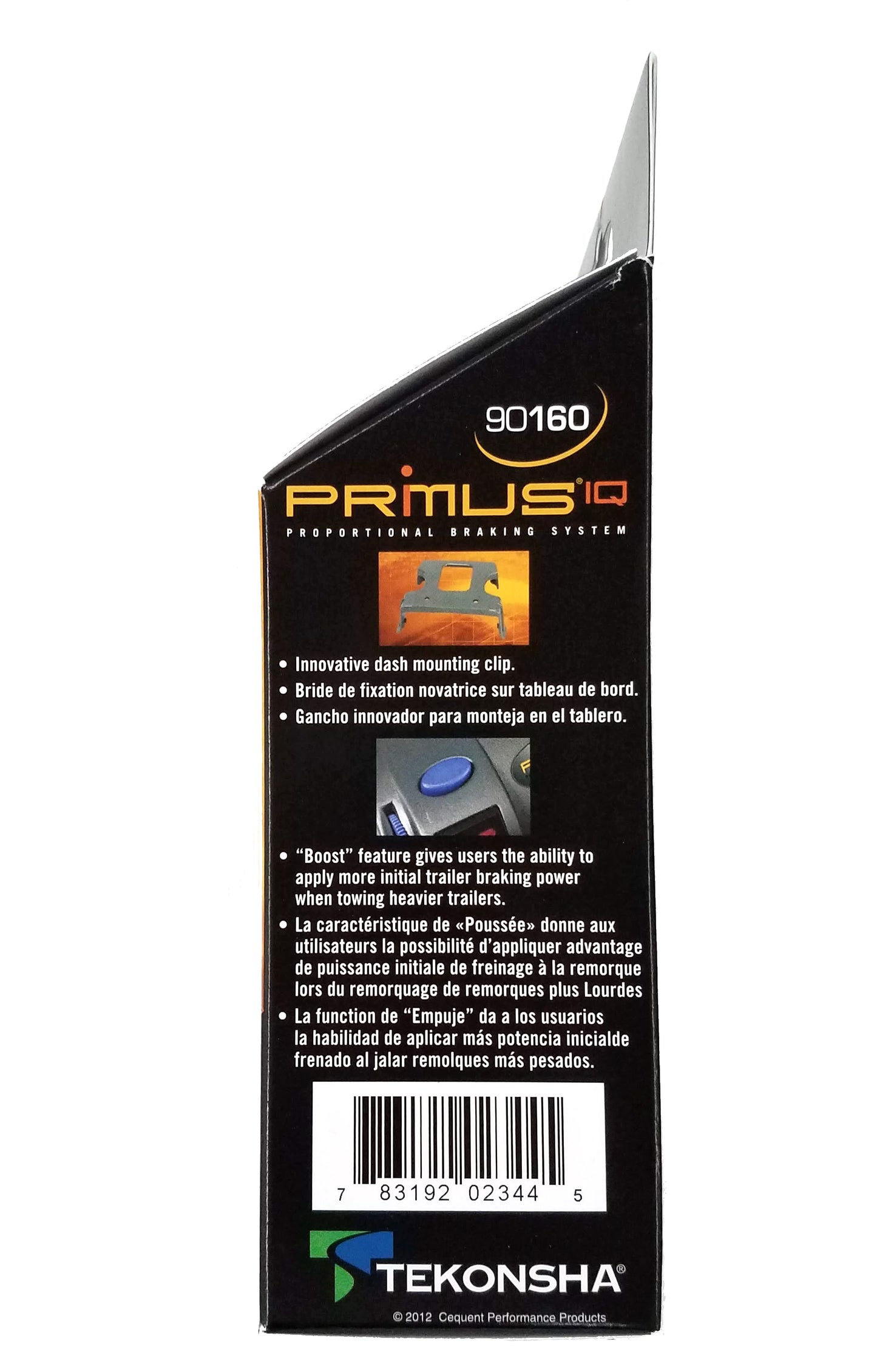 Tekonsha Primus™ IQ Electronic Brake Controllerl, for 1 to 3 Axle Trailers - 90160