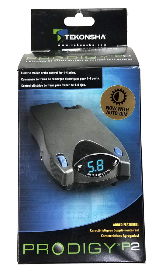Tekonsha Prodigy® P2 Electronic Brake Control, for 1 to 4 Axle Trailers, 90885