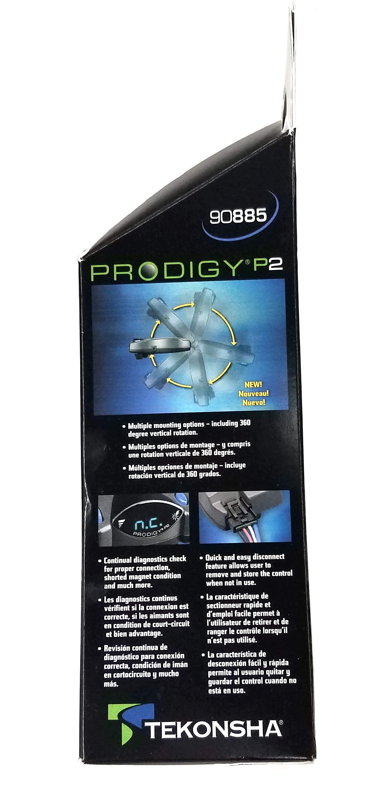 Tekonsha Prodigy® P2 Electronic Brake Control, for 1 to 4 Axle Trailers, 90885