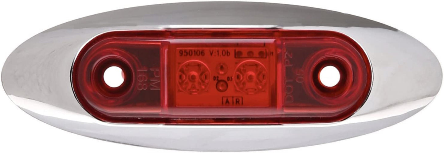 LED Clearance Marker Light Kit W/ Chrome Bezel - 090271
