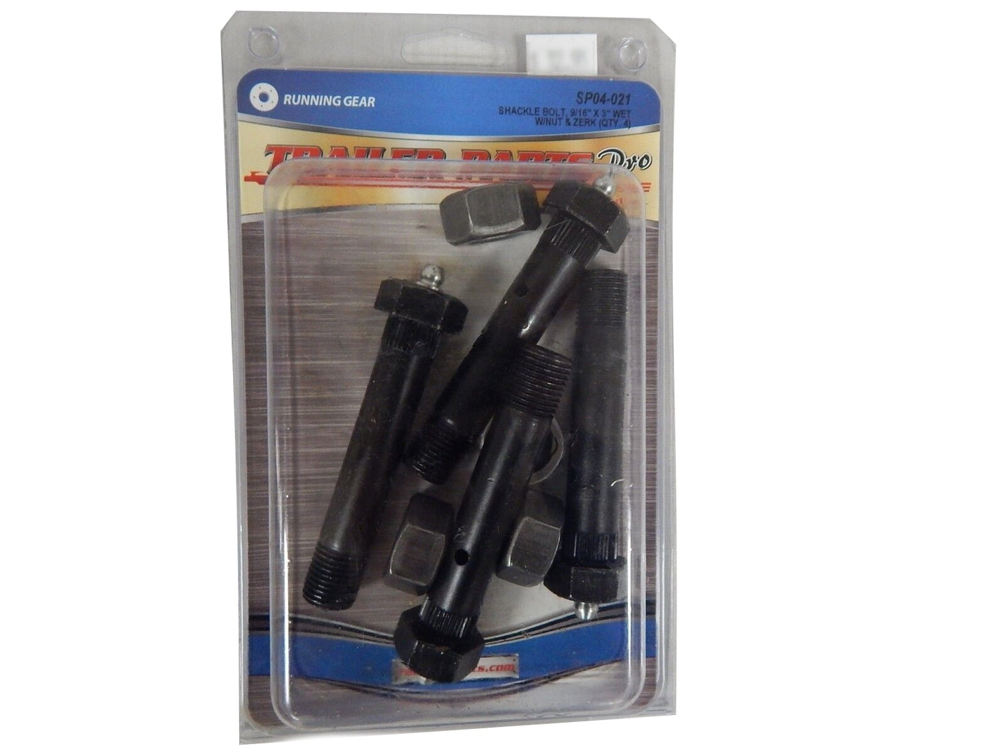 3" Shackle Bolts w/Nuts and Zerks, SP04-021