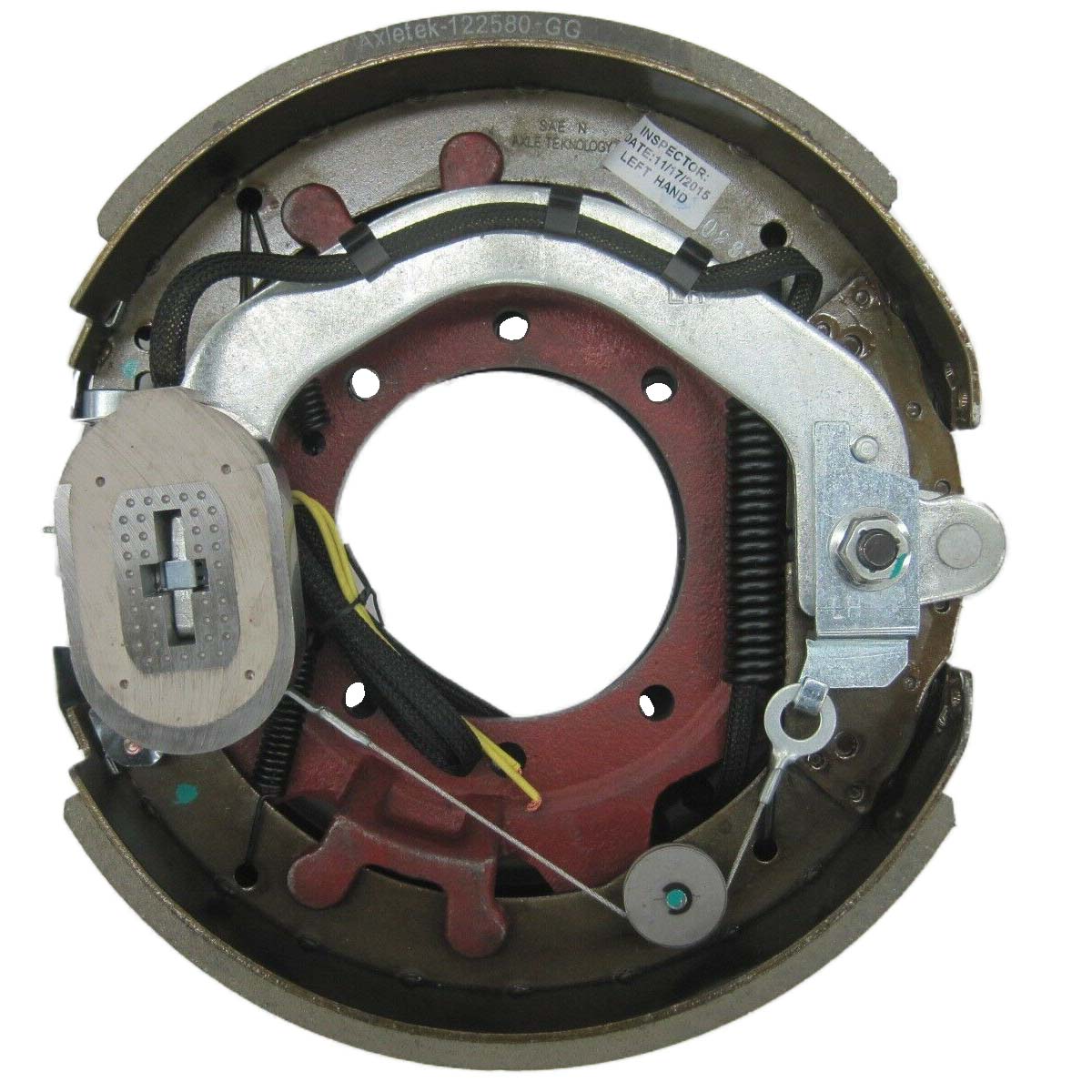 Electric Brake Assembly 12.25"x3-3/8", 9-10k Dexter Axles, Left Side 23-450