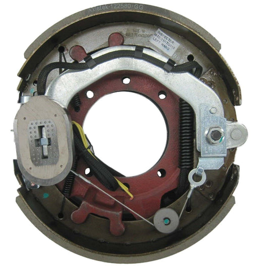 Electric Brake Assembly 12.25"x3-3/8", 9-10k Dexter Axles, Left Side 23-450