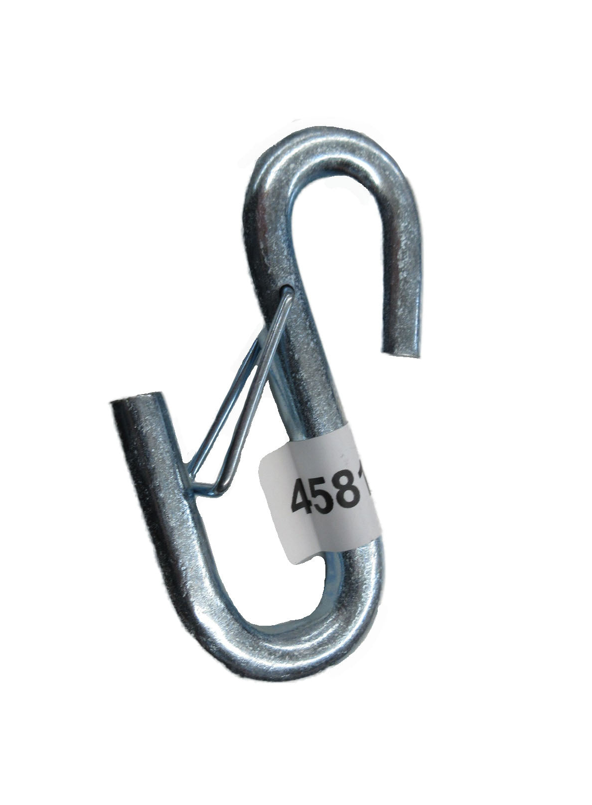 Safety Hook 3/8" Zinc, S-hook with Latch 4581
