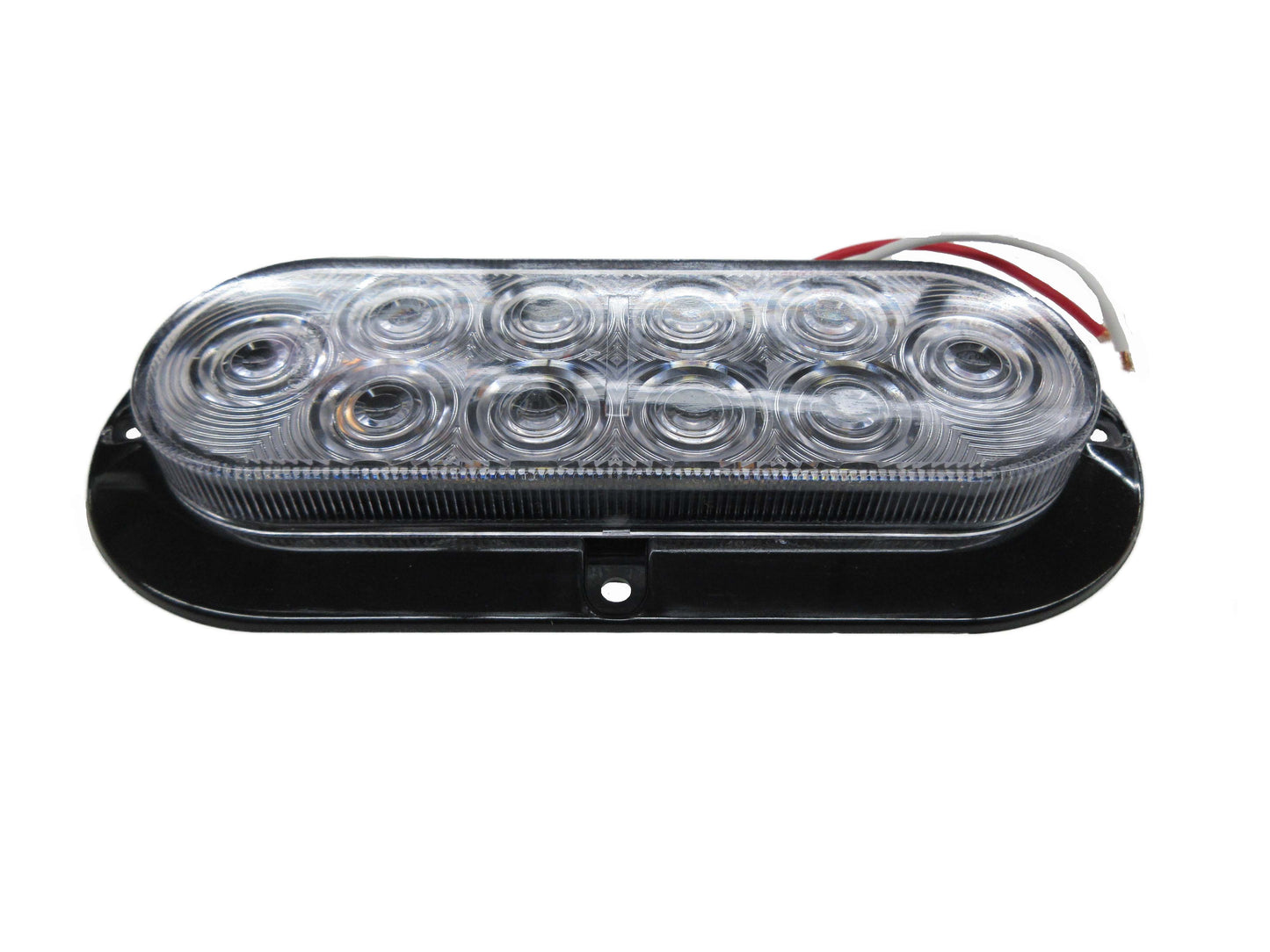 Clear 6" Oval LED Trailer Light BUL-78CB