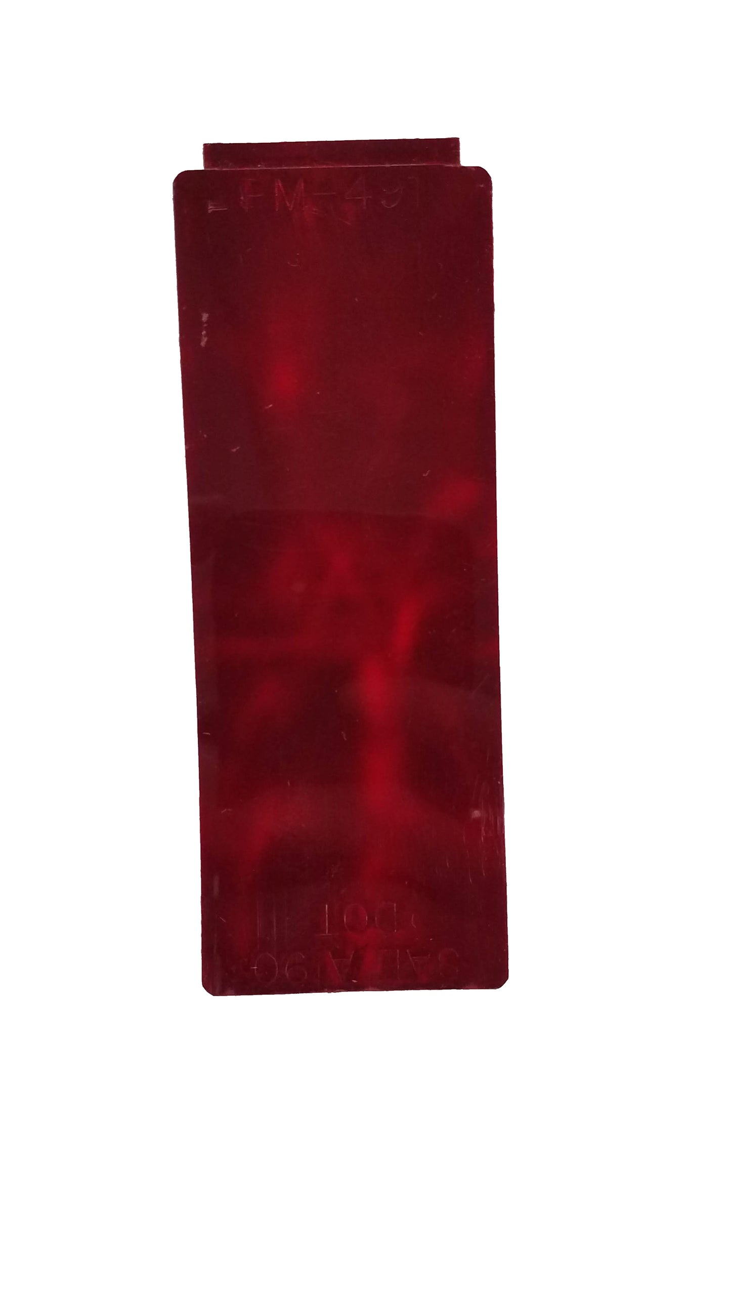 4.31" x 1.69" Red Reflector  B491R