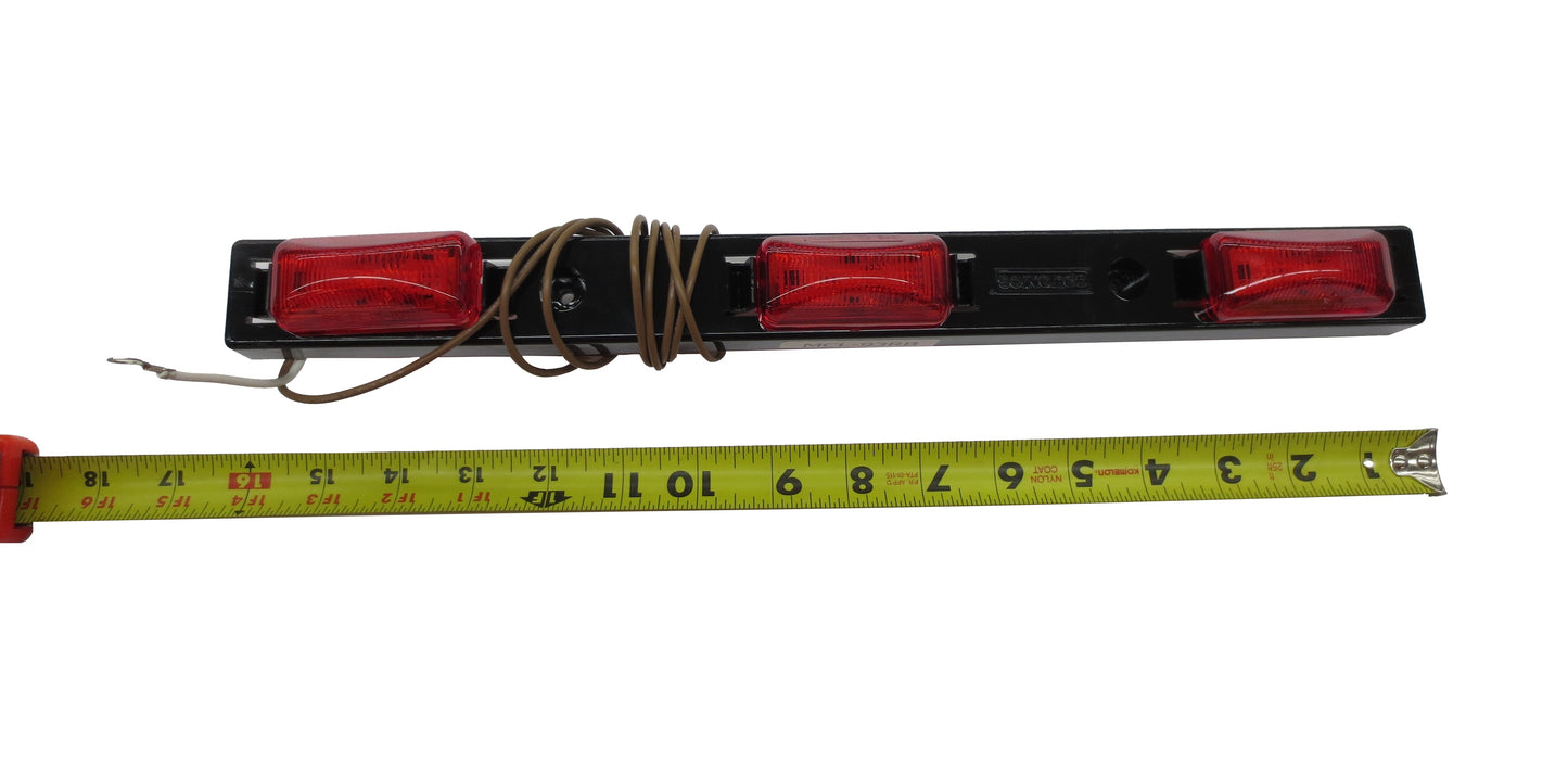 Red ID Light Bar, 3 LED's  - MCL-93RB