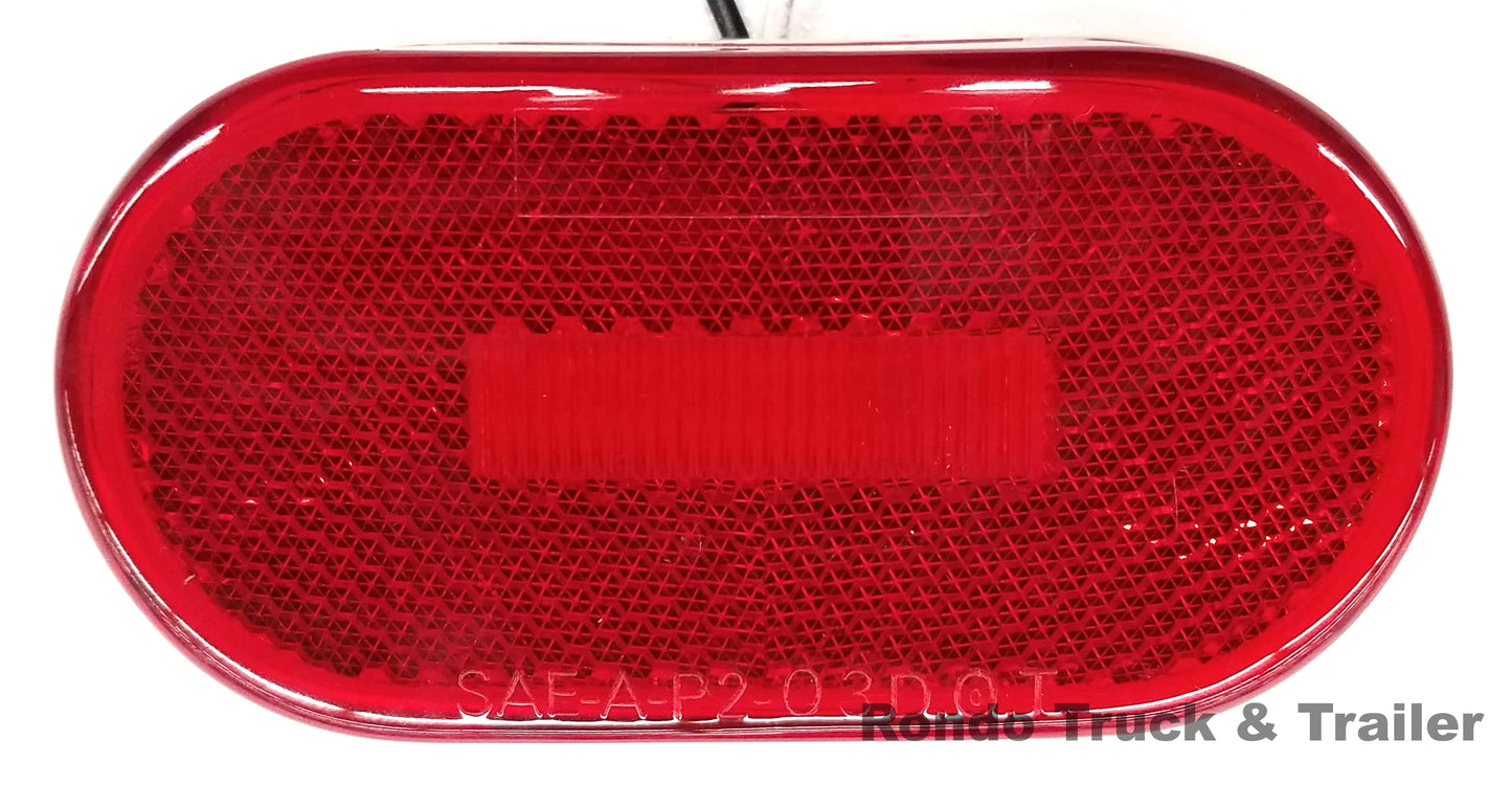 Red Oval Clearance / Marker Light, LED, MCL-31RB