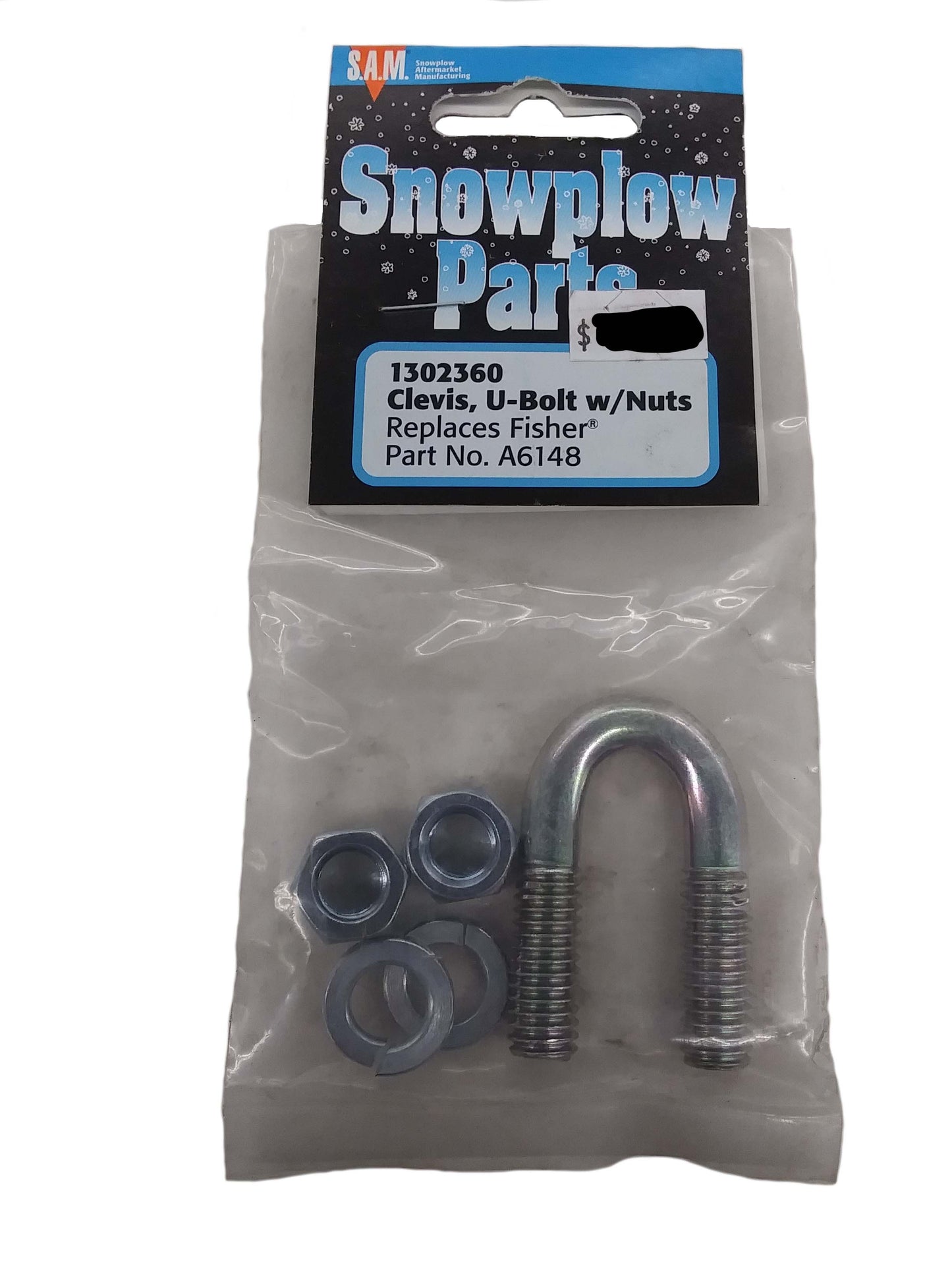 Clevis, U-Bolts with Nuts A6148, 1302360