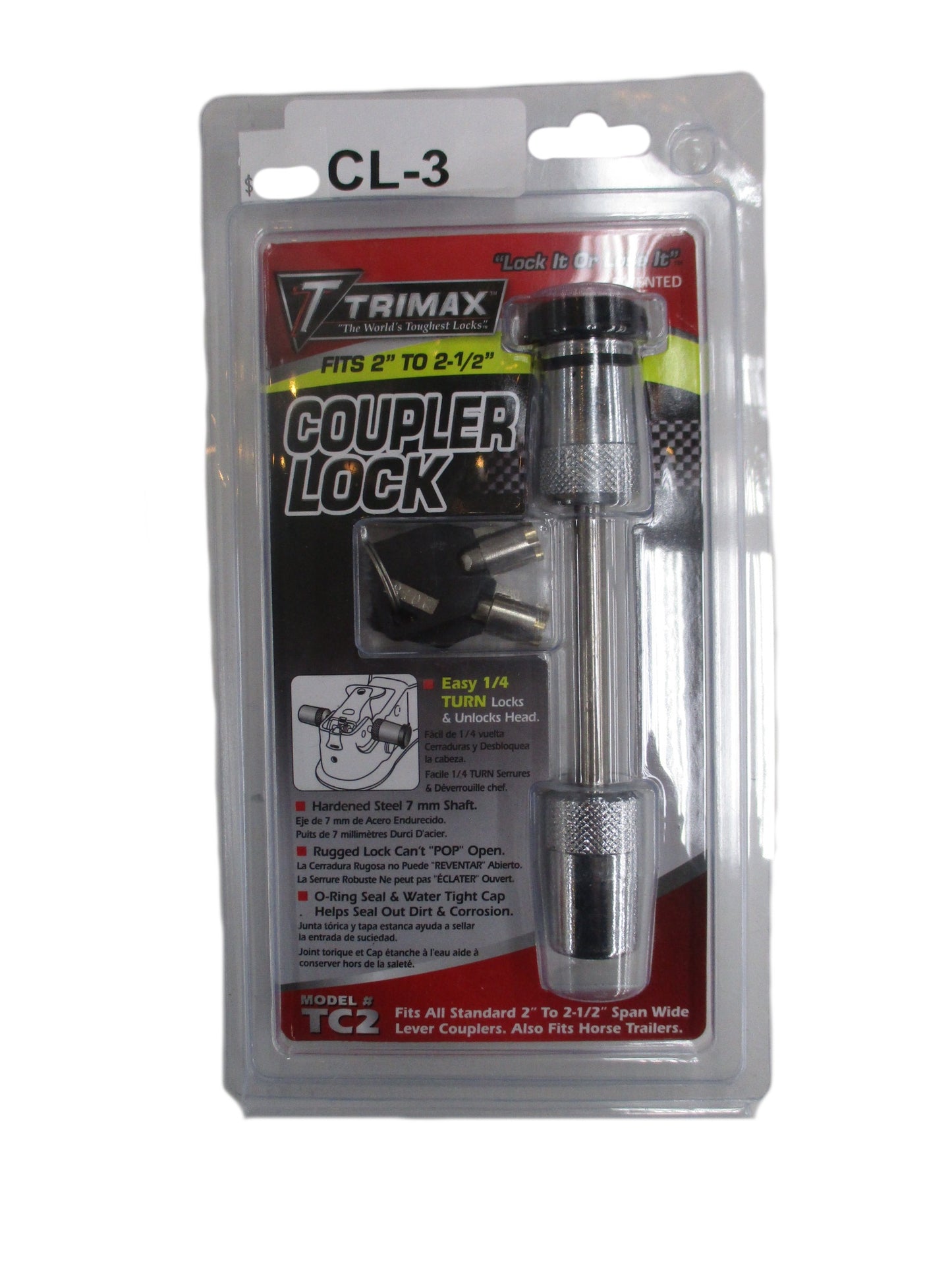 Coupler Lock for 2" Latches - CL-3