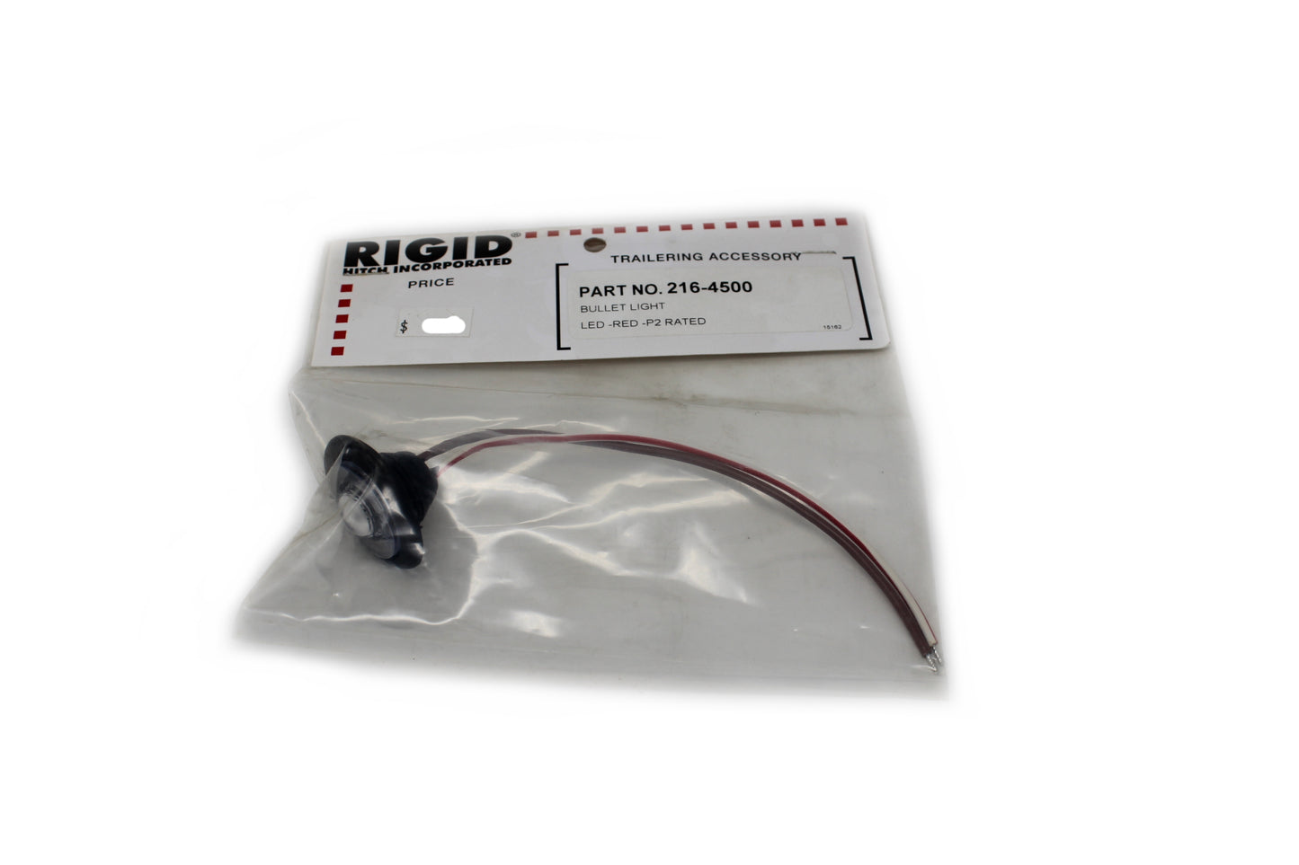Red Bullet Light, LED, Clear Lens 216-4500