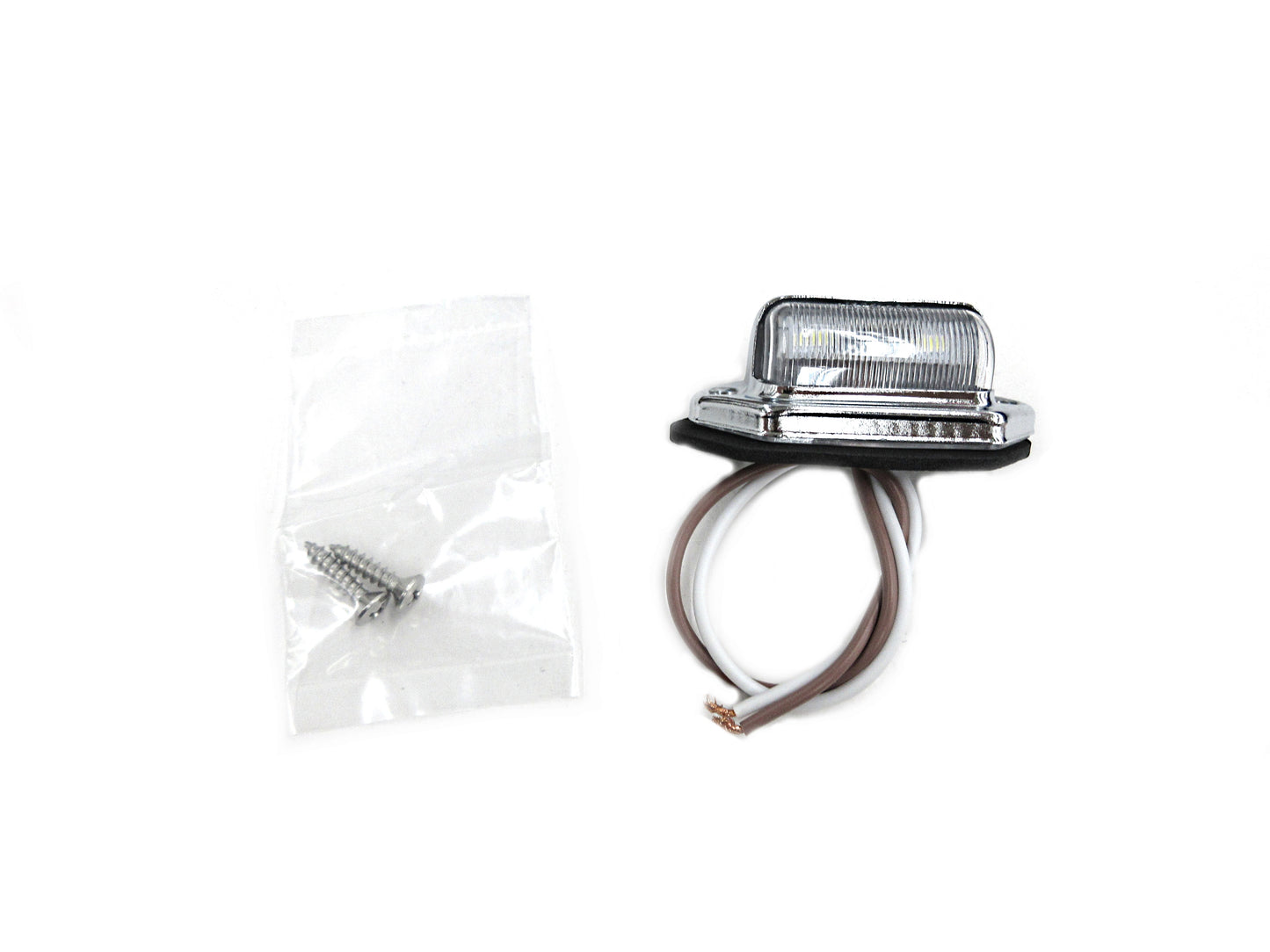 Trailer License Plate LED Light Chrome 5622132