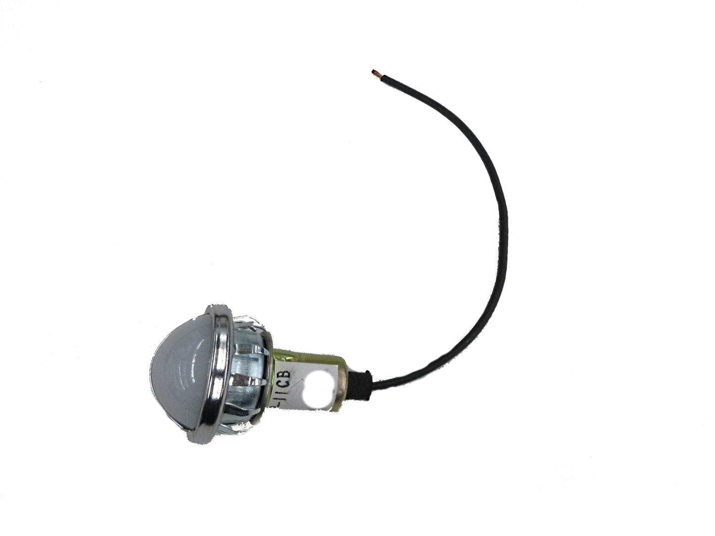 Clear Trailer License Light with Chrome Bezel LP-11CB