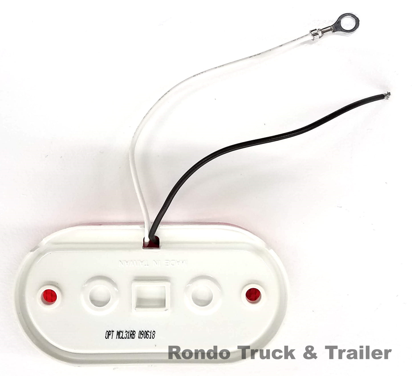 Red Oval Clearance / Marker Light, LED, MCL-31RB