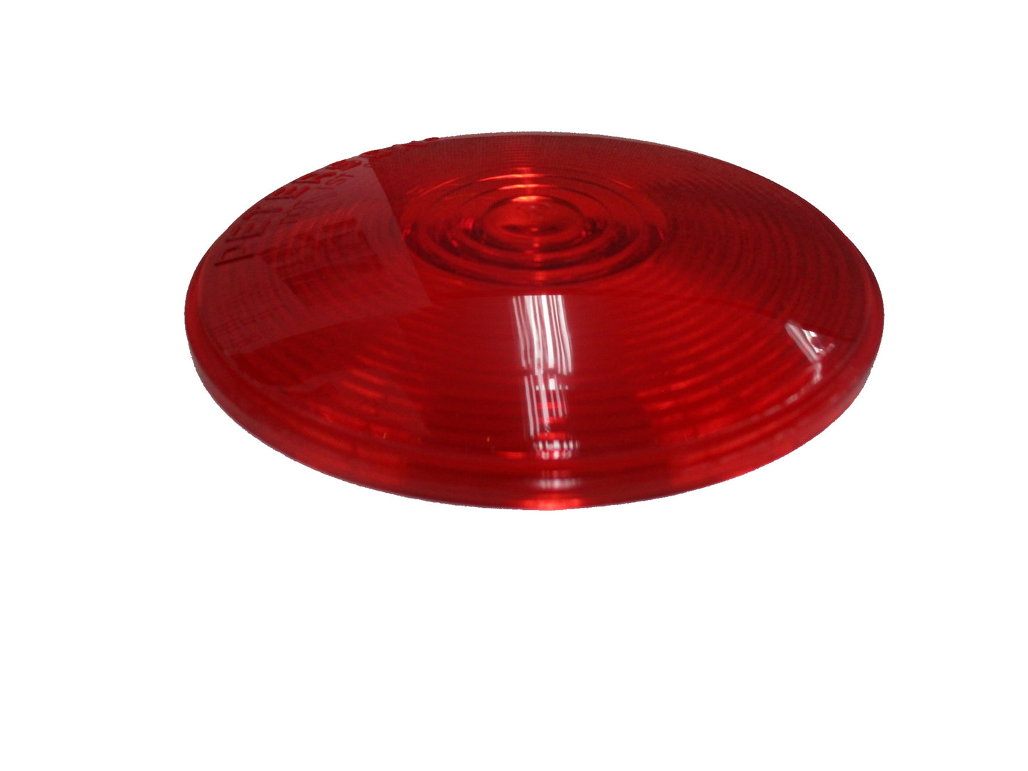 Red Tail Light Lens, 4 1/4" diameter - 410-15R