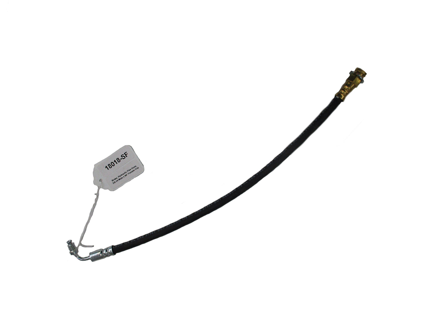 Hydraulic Flex Hose, 3/8-24x 90, 18018-SF