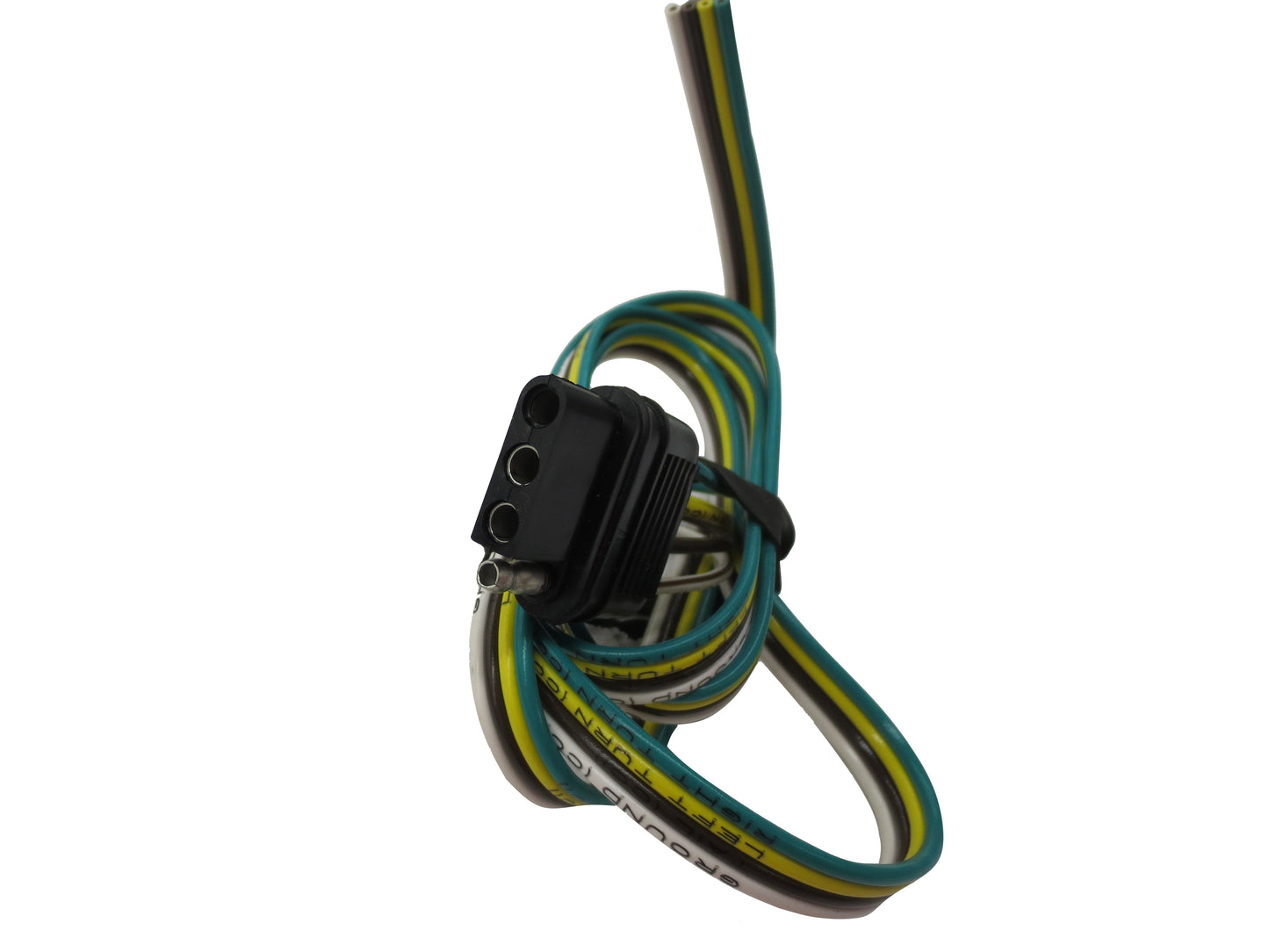 4-Flat Vehicle End Connector, 48" lead, 44S