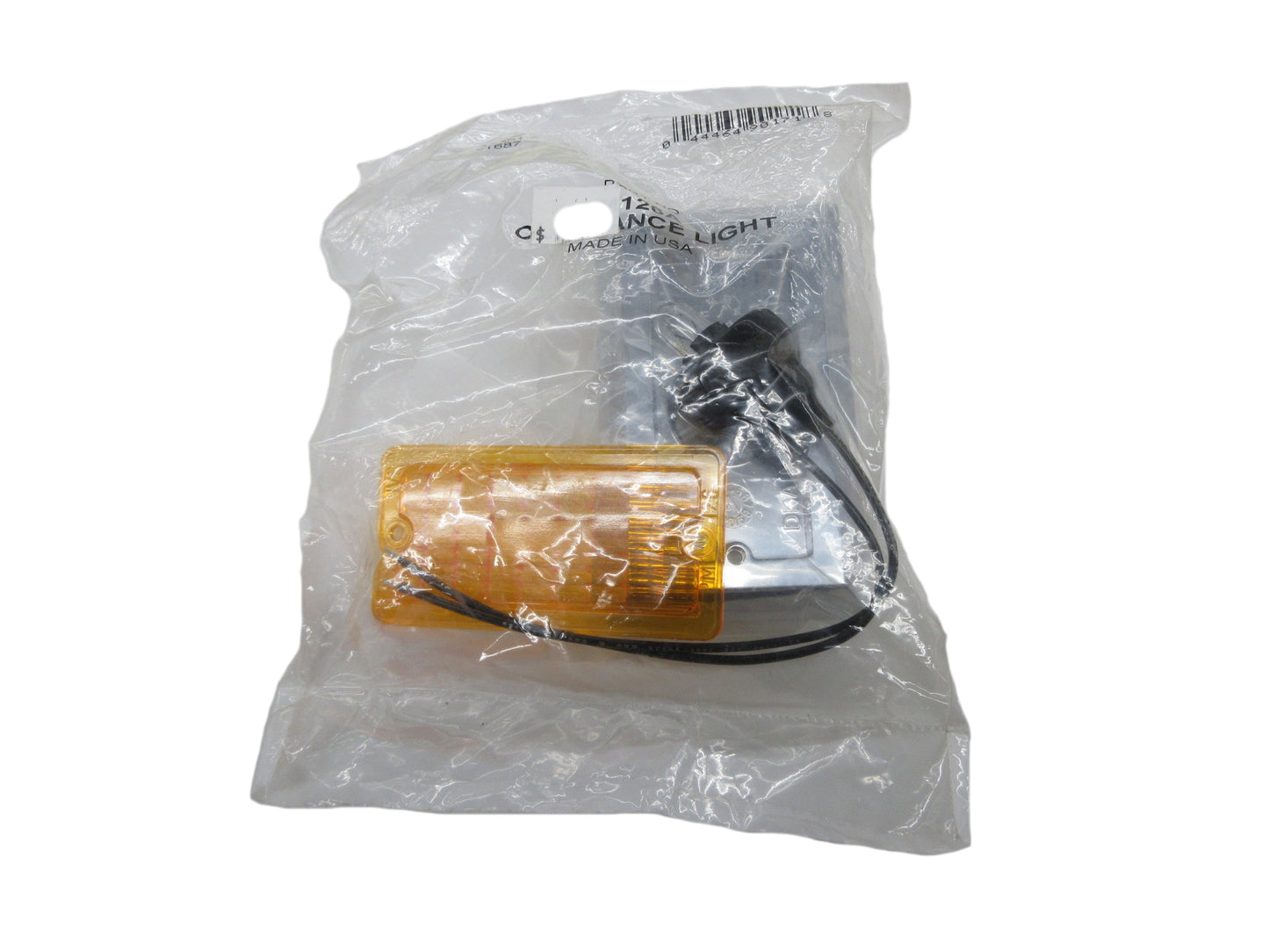 3.75" Amber Rectangular Clearance / Marker Trailer Light - 126A