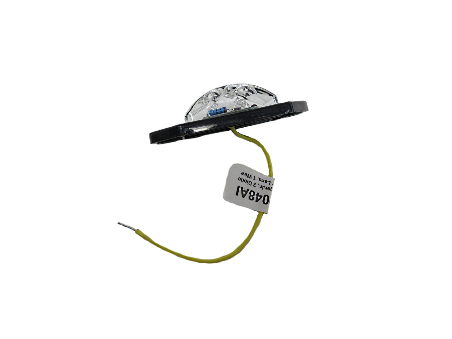 Amber Clearance / Marker Trailer Light with Clear Lens L04-0048AI