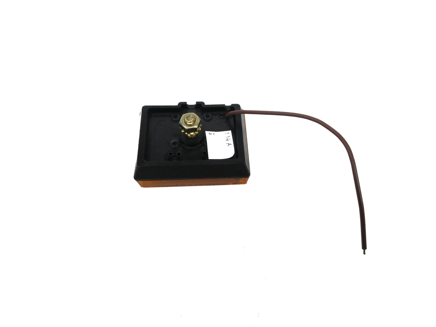 Amber Rectangular Clearance / Marker Trailer Light with Stud Mount 114A