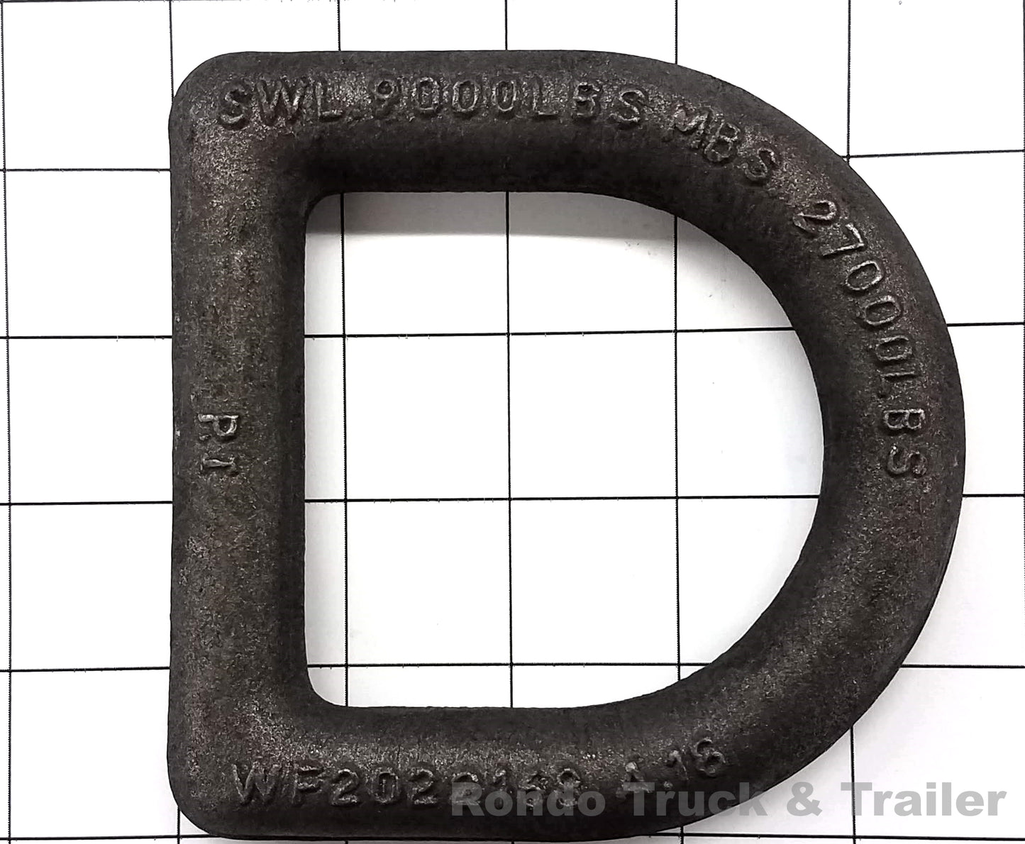 D-Ring 3/4" with weld-on base - 27K - 3/4Dring