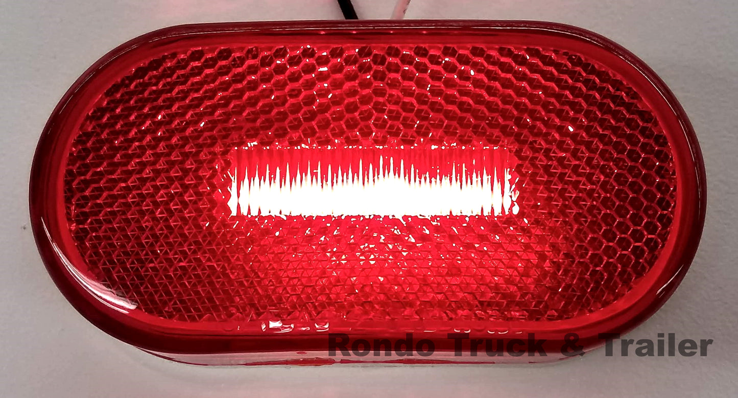 Red Oval Clearance / Marker Light, LED, MCL-31RB