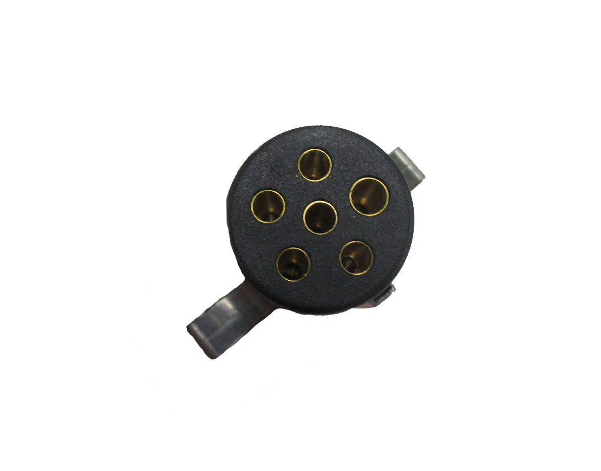 6-Pin Trailer Plug w/ Spring 11-605EP