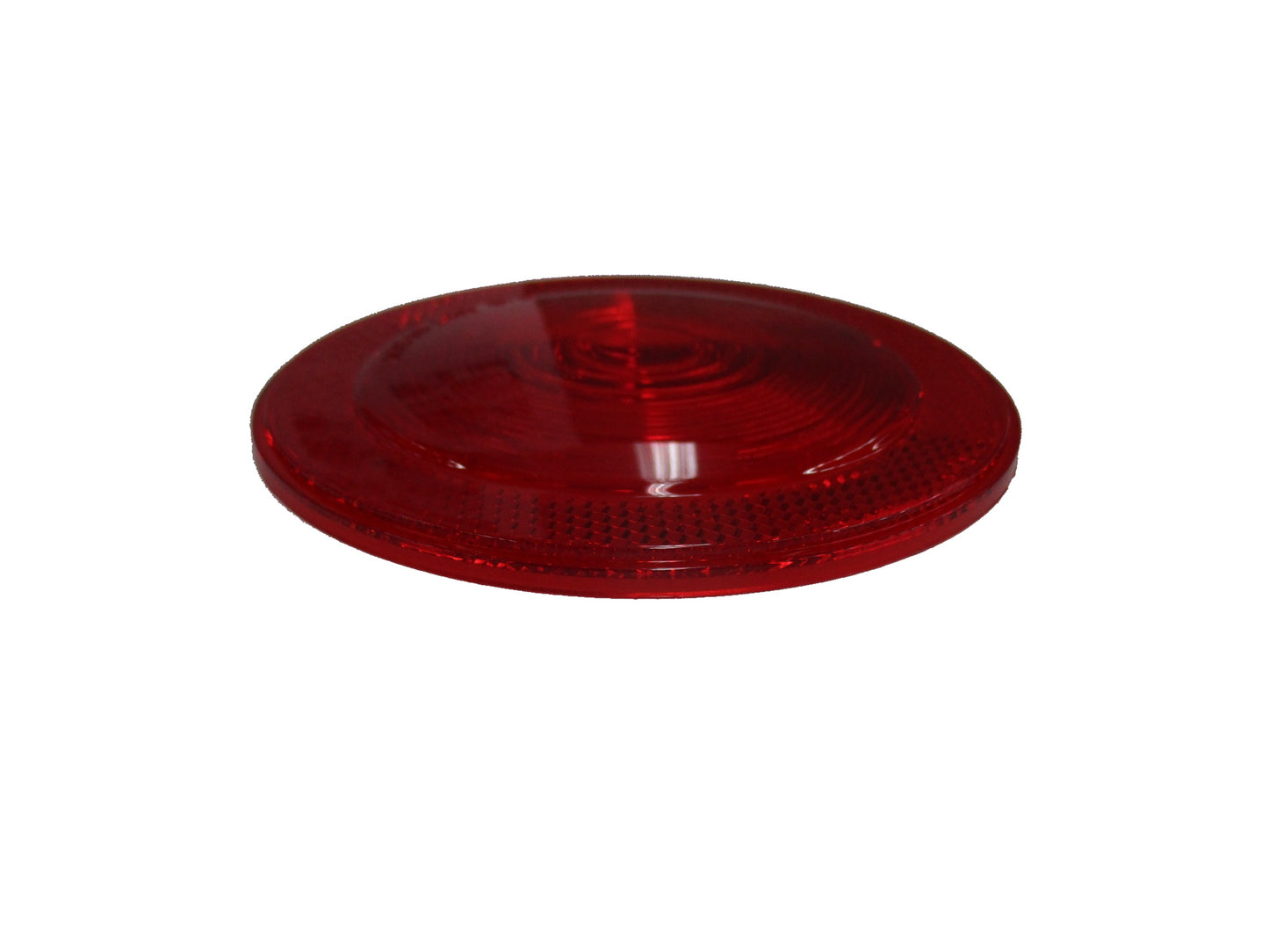 Red Tail Light Replacement Lens 4 1/4" diameter, 415-15R