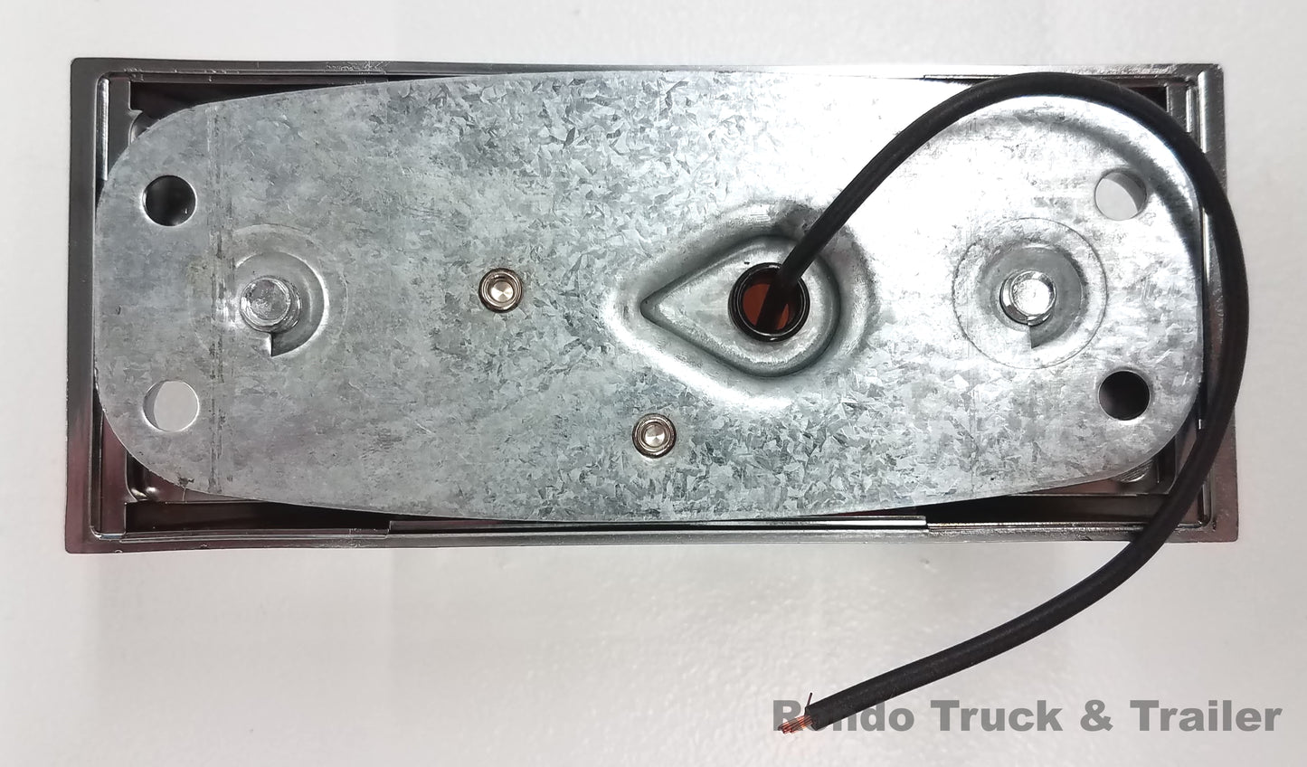 Armored Trailer Light W/ Chrome Molding - Incandescent - Amber or Red Lens 122XA/122XR