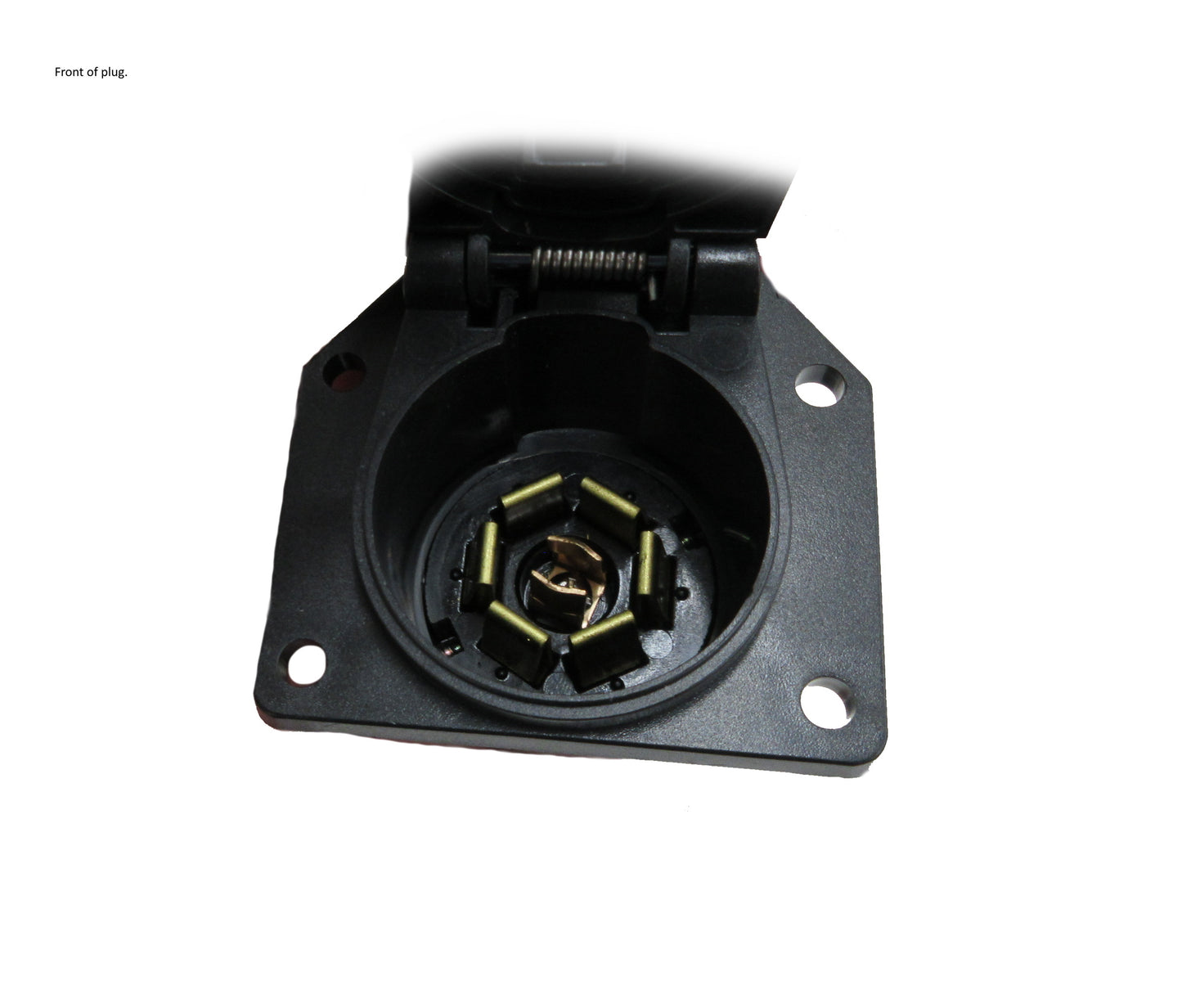 7-Way RV Plug Socket, Plastic Vehicle End 77-S