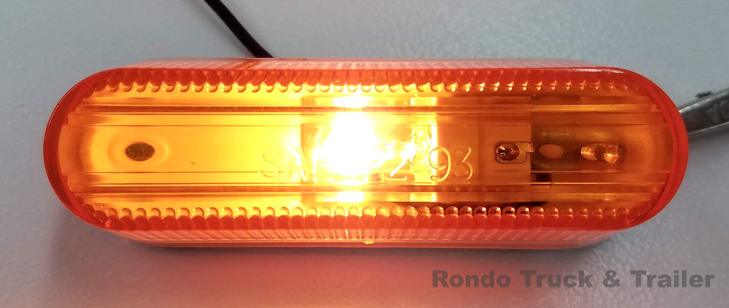 Amber Thin Line Light M136A