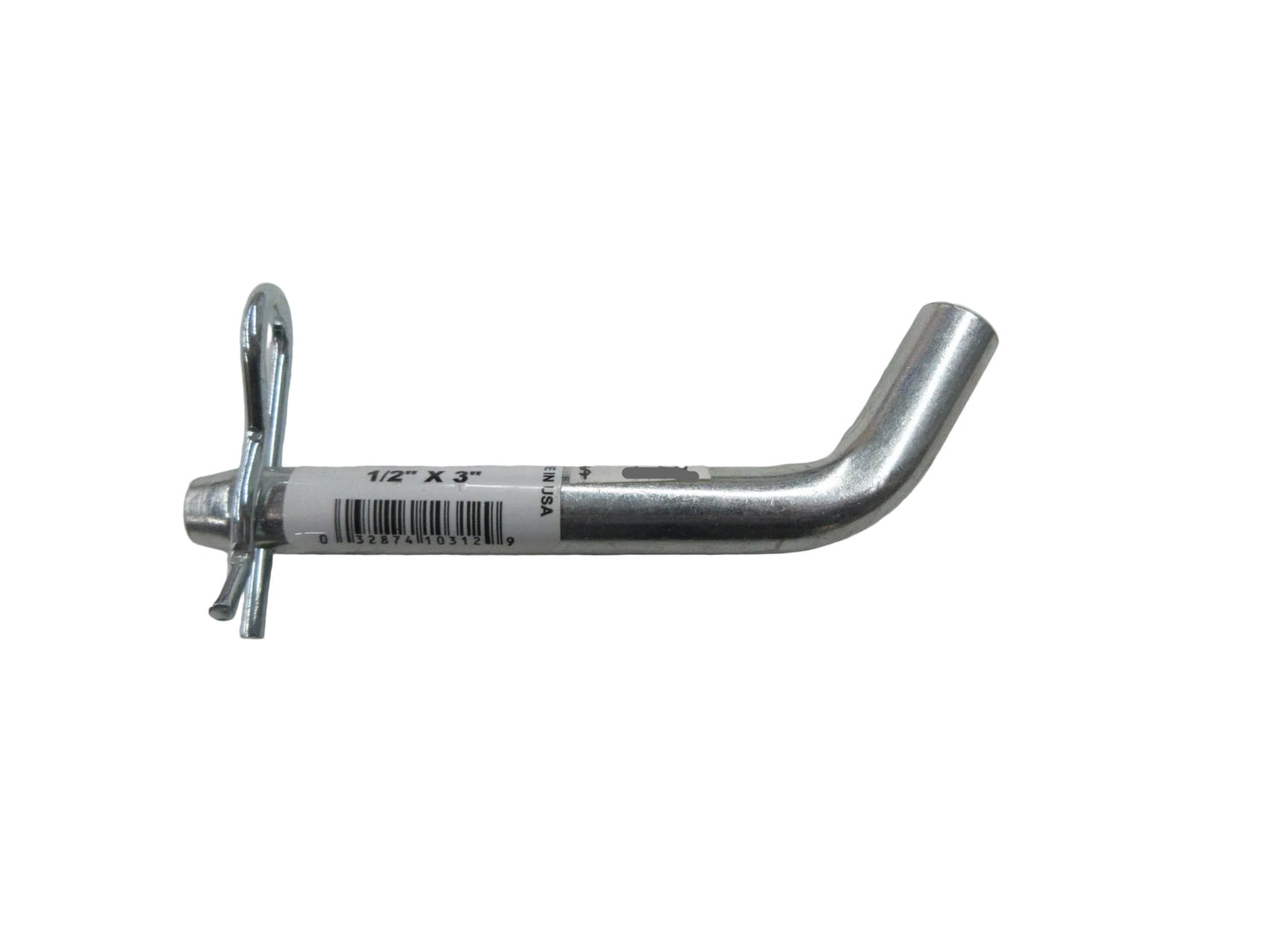 Hitch Pin, 1/2" x 3" w/ Bend - 10312