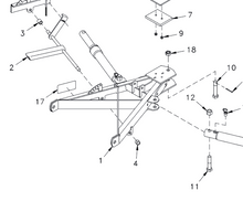 Load image into Gallery viewer, HINIKER Mid-Size Tilt Lift Homeowner SNOW PLOW A FRAME WELDMENT PUSH - 25011864