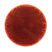 Load image into Gallery viewer, 2 3/8&quot; Round Trailer Reflector, Self-Adhesive, Amber B481A