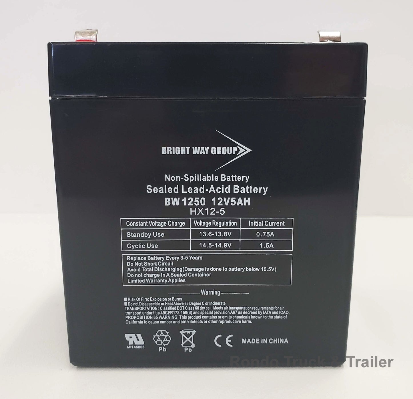 Trailer Breakaway Kit W/ Battery - Top Load Style 2308