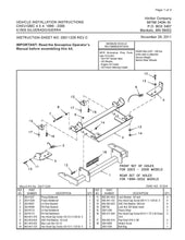 Load image into Gallery viewer, Hiniker Snowplow Mount - Quick Hitch 1 (QH1), 1999-2006 GM/Chevy K1500, 25011229