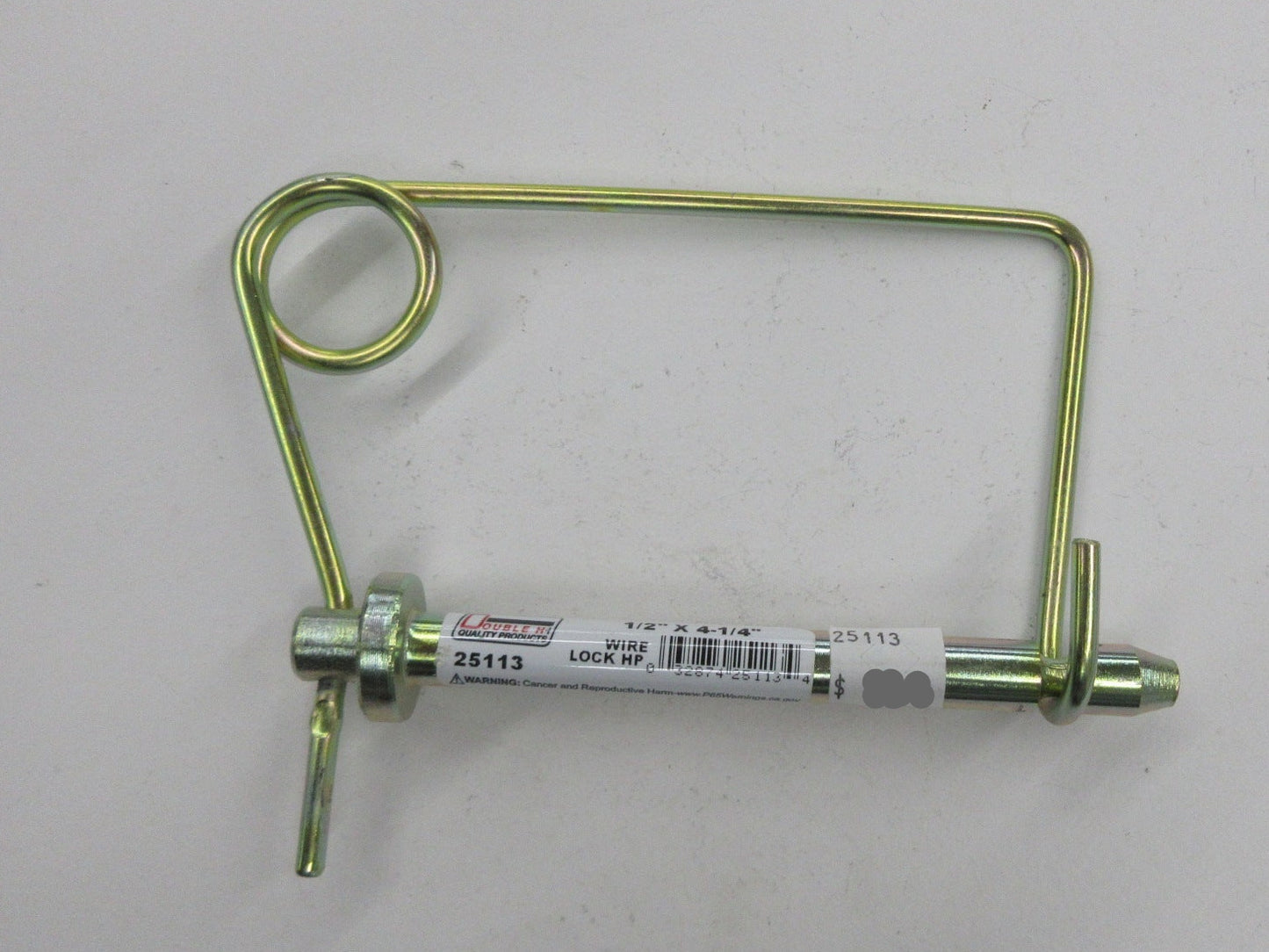 Hitch Pin, 1/2" x 4-1/4", Wire Lock - 25113