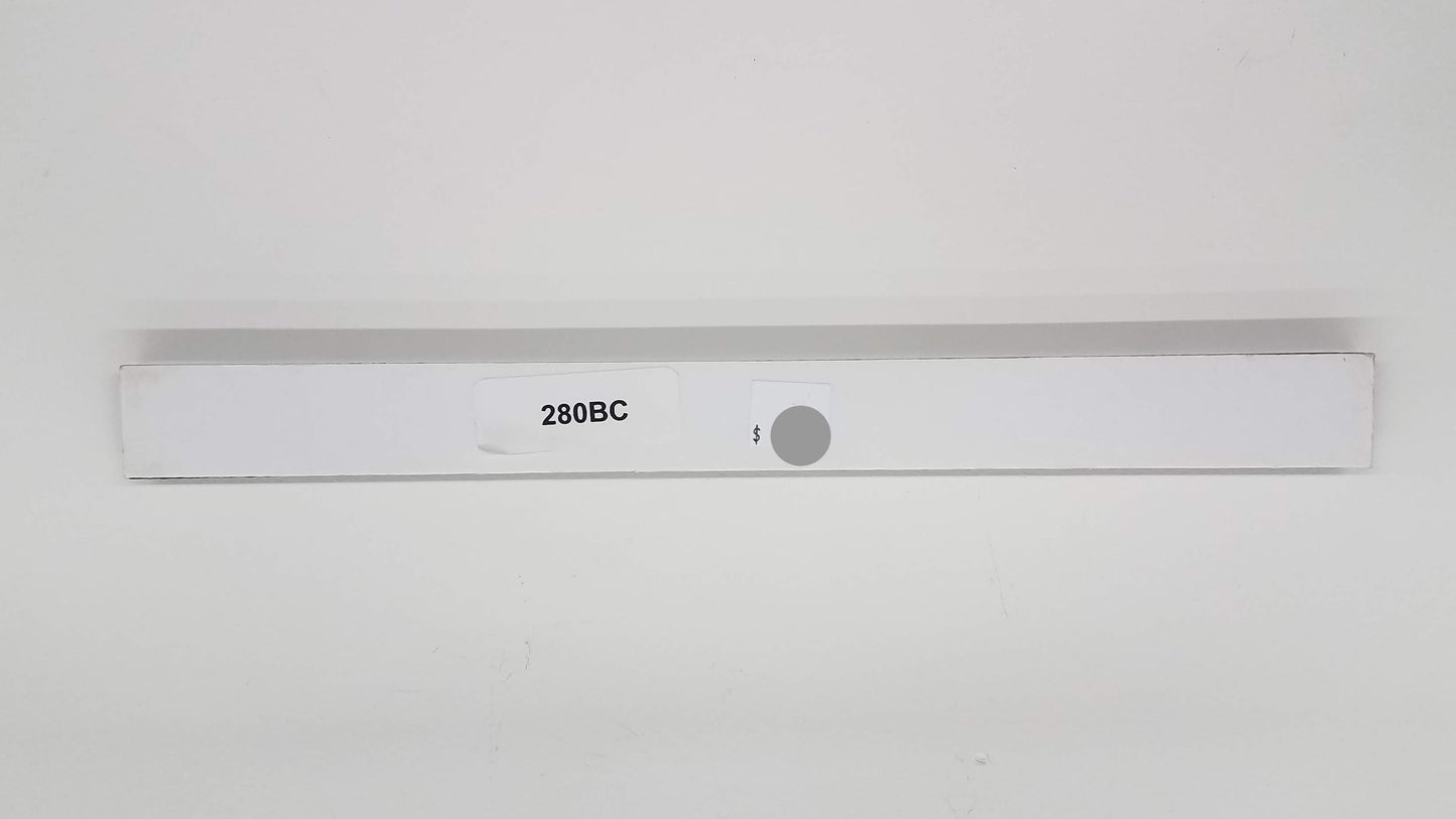 White Conspicuity Reflector, 1" x 12" - 280BC