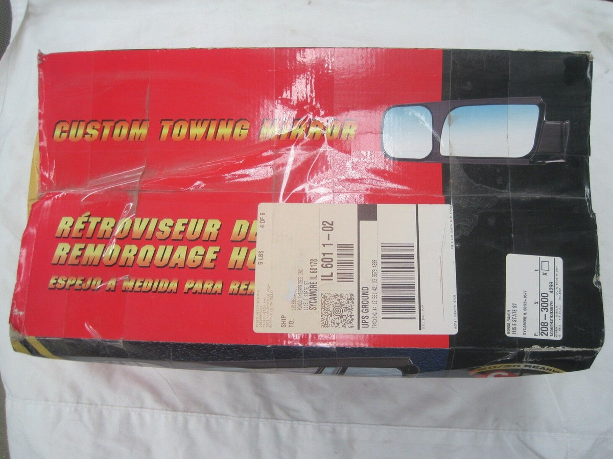 CIPA Custom Towing Mirror Pair Black Slide-On - GM Truck SUV 1999-2005 - 10800