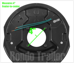 Dexter 10" x 2.25" Electric Brake Trailer Left Hand side with Bearing, Race & Seal - 23-26(1), bearings, races, seal