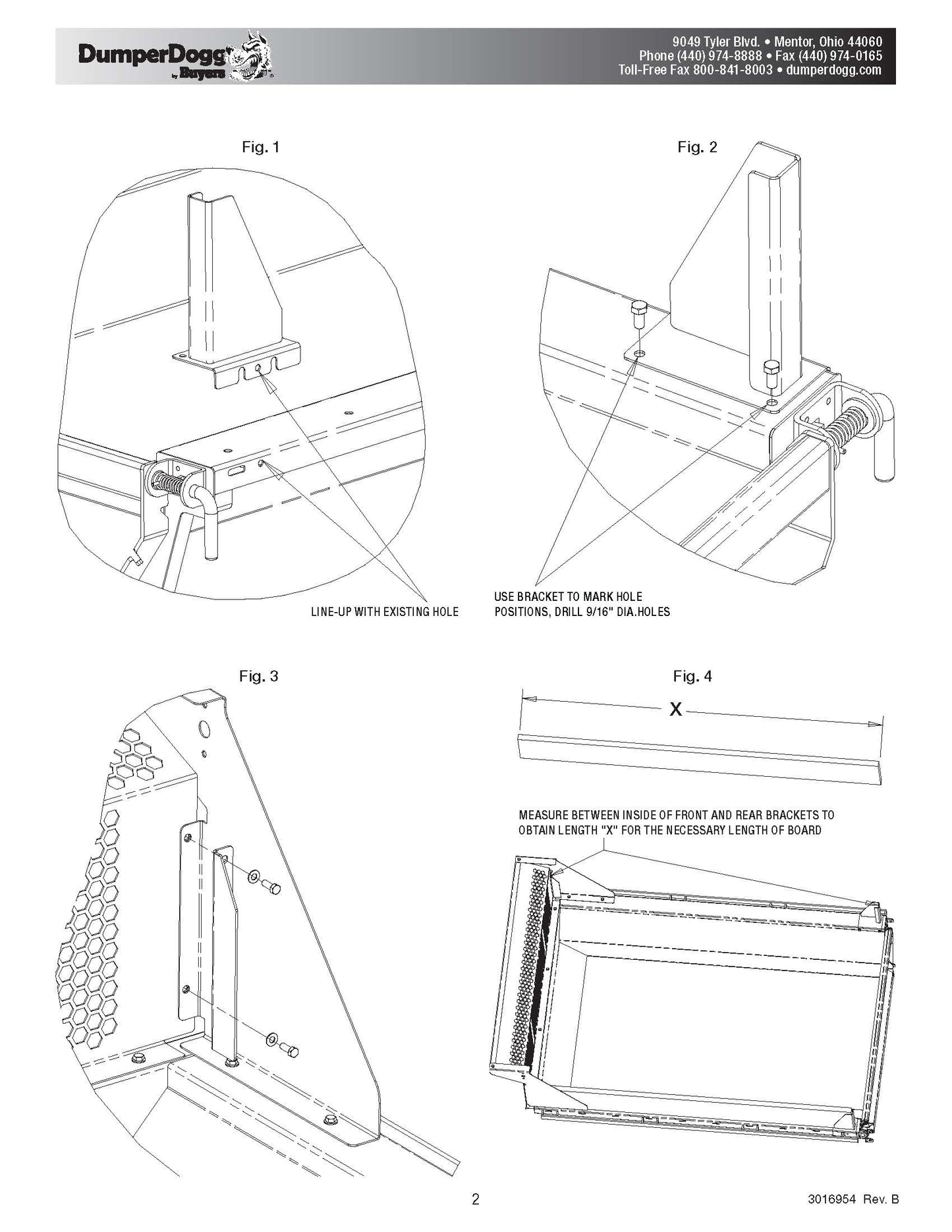 Sidewall Extension Brackets - 5531020