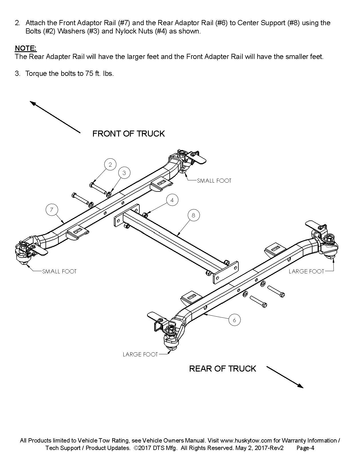 Husky Puck System 5th Wheel Adapter - 33009