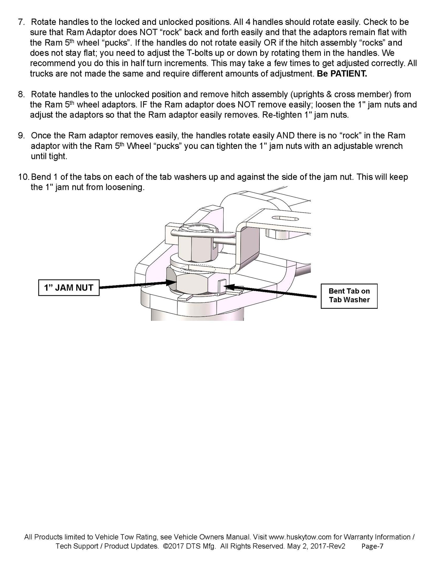 Husky Puck System 5th Wheel Adapter - 33009