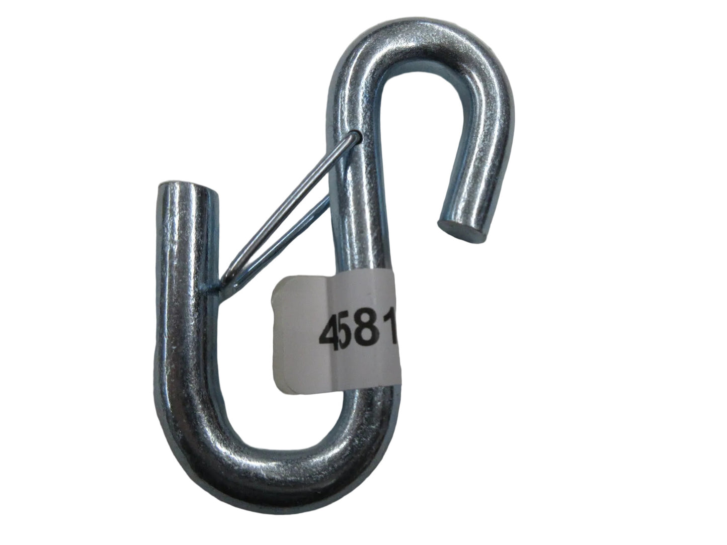 Safety Hook 3/8" Zinc, S-hook with Latch - 4581