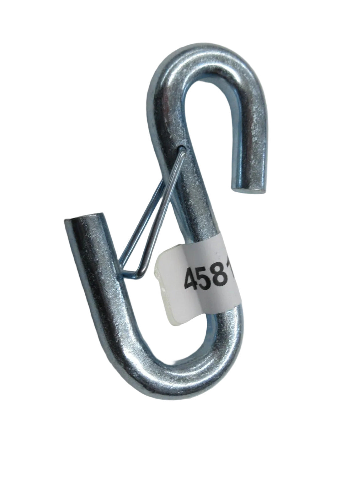 Safety Hook 3/8" Zinc, S-hook with Latch - 4581
