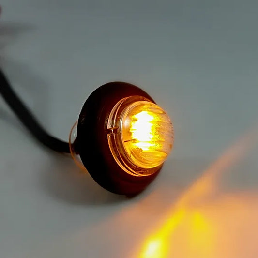 Amber Clearance / Marker Light Clear Lens, 3/4",  L14-0110AI