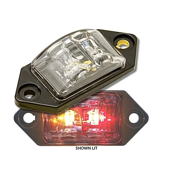 Amber and Red Light, Clearance/Marker, Clear Lens L04