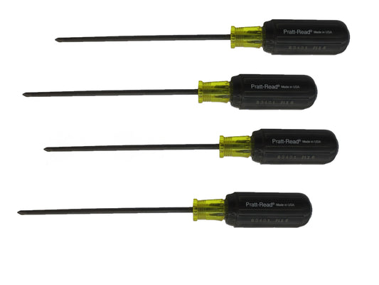 Pratt-Read Phillips Screwdriver #1 x 6" - 4 Pack - 83401