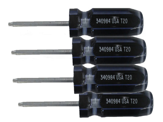 4 pack - Torx T20 Screwdriver 340984