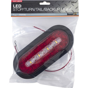 6 Inch Oval Combination Stop/Turn/Tail & Backup Light Kit - 5626131